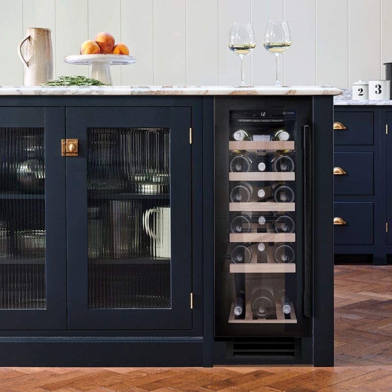 Caple Wine Cabinet 295mm Classic 1 Zone Black - CA/WI3126BG