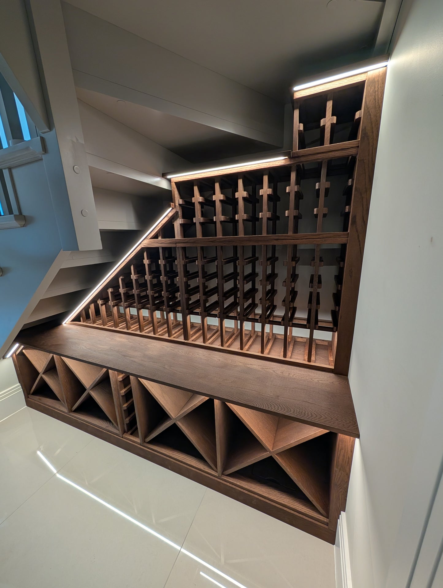 Solid Oak Wine Storage Cube