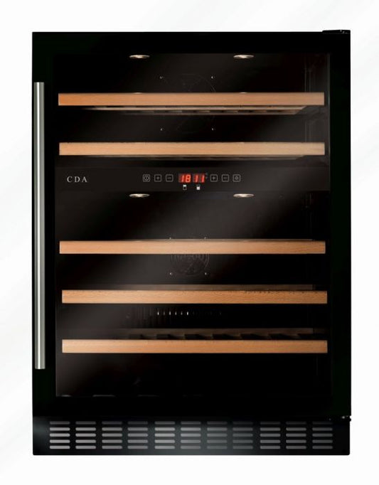 CDA Freestanding/Under Counter Wine Cooler Black - FWC604BL