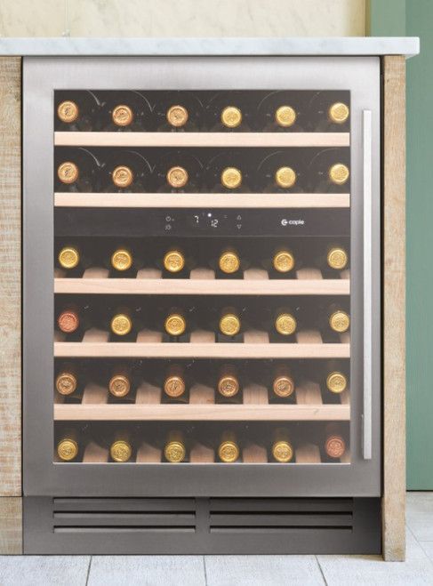 Caple Under counter Wine Cabinet 595mm Classic 2 Zone St/Steel -  CA/WI6135