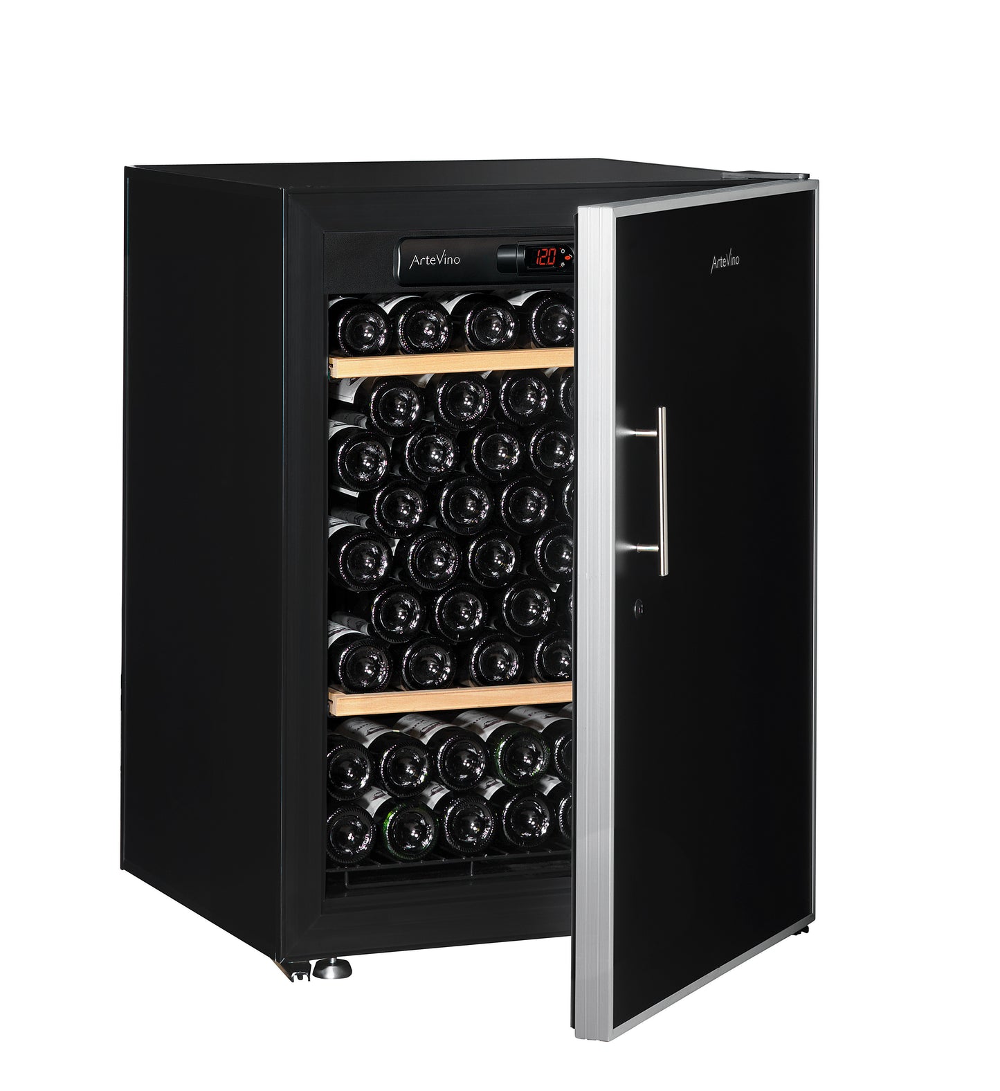 ArteVino Oxygen Single Zone 98 Bottle Wine Cooler Solid Door - OXP1T98NPD