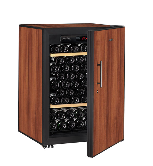 ArteVino Oxygen Single Zone 98 Bottle Wine Cooler Solid Door - OXP1T98PPD