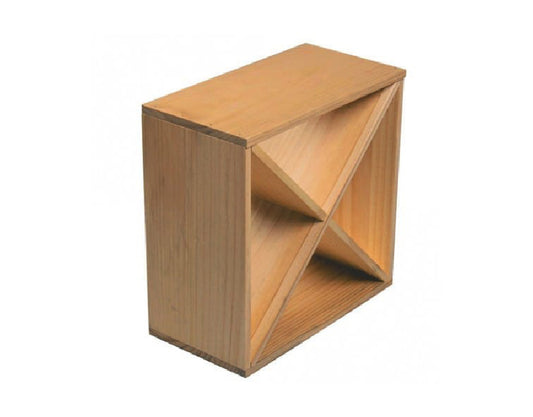 Solid Pine Wine Storage Cube